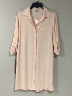 Forever 21 Peach T-Shirt Dress